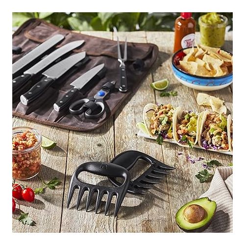  Henckels Forged Accent 9-pc Barbecue Carving Tool Set,Black