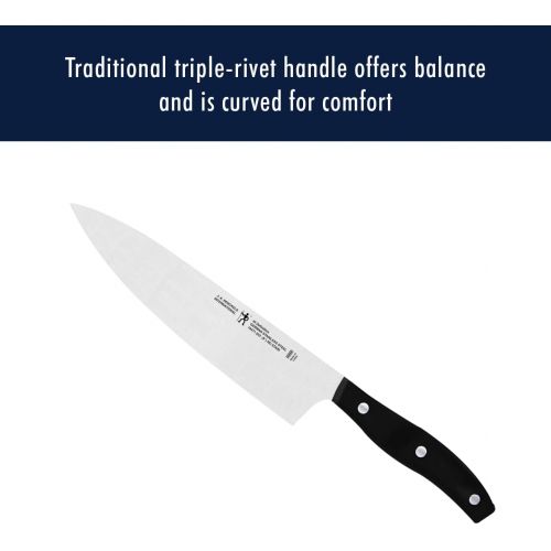  HENCKELS Definition Self-Sharpening Knife Block Set, 14-pc, Black/Stainless Steel