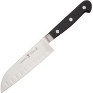 HENCKELS Classic Hollow Edge Santoku Knife, 5-inch, Black/Stainless Steel