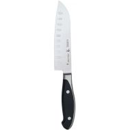 HENCKELS Forged Synergy Hollow Edge Santoku Knife, 5-inch, Black/Stainless Steel