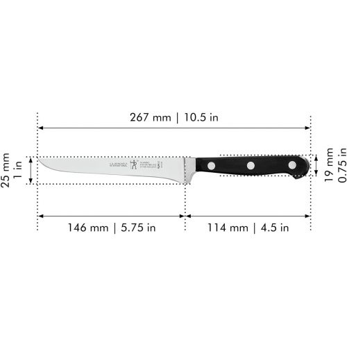  HENCKELS Classic Boning Knife, 5.5-inch, Black/Stainless Steel