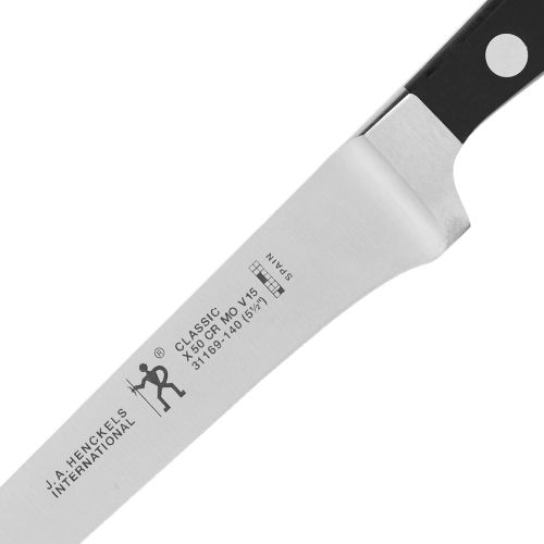  HENCKELS Classic Boning Knife, 5.5-inch, Black/Stainless Steel
