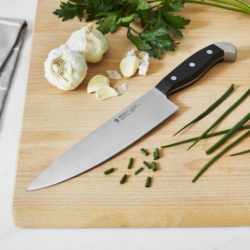  Henckels, Statement 12-pc, Knife Set with Block, Chef Knife, Bread Knife, Knife Sharpener, Steak Knife Set