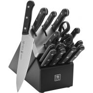 HENCKELS Solution Knife Block Set, 16-pc, Black