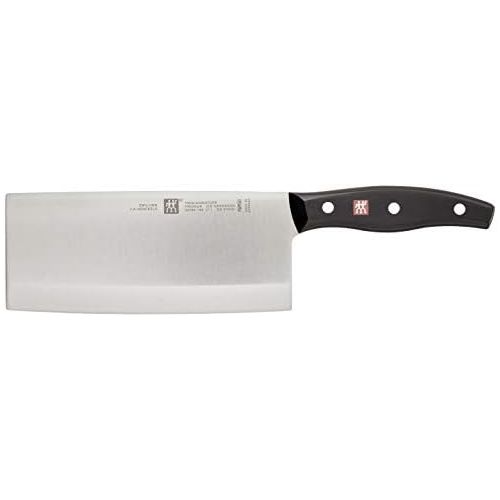 ZWILLING J.A. Henckels Zwilling J.A. Henckels 30795-183 Twin Signature Chinese Chefs KnifeVegetable Cleaver, 7, BlackStainless Steel