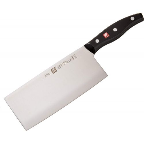  ZWILLING J.A. Henckels Zwilling J.A. Henckels 30795-183 Twin Signature Chinese Chefs KnifeVegetable Cleaver, 7, BlackStainless Steel