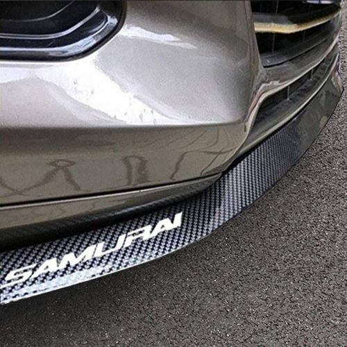  Front Lip ,HengJia Auto Parts 2.5m/8.2ft Car carbon fiber front lip,Front Bumper Lip ,Carbon Lip ,Side Skirt, front lip spoiler 100% waterproof protection(Carbon black)