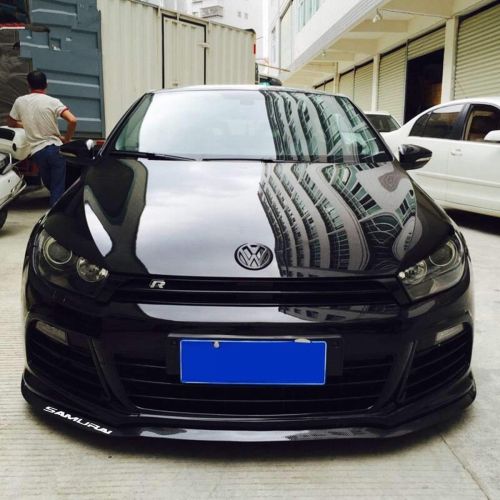  Front Lip ,HengJia Auto Parts 2.5m/8.2ft Car carbon fiber front lip,Front Bumper Lip ,Carbon Lip ,Side Skirt, front lip spoiler 100% waterproof protection(Carbon black)