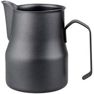 HENGRUI Frothing Pitcher Lengthen Mouth Handheld Milk Frothing Pitcher, 18/10 Stainless Steel 20oz/600ml Streamlined Milk Steaming Frothing Pitcher Body Suitable for Coffee, Latte Art And