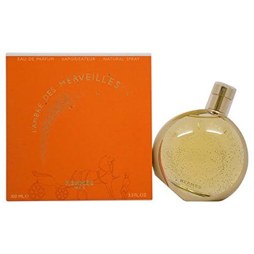  Hermoes Hermes LAmbre des Merveilles Eau de Parfum Spray for Women, 3.3 Ounce