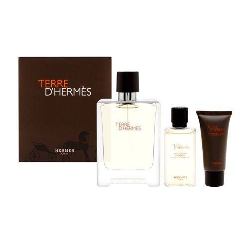  HERMEES Hermes Terre D Hermes 3 Piece Gift Set for Men, 3.3 Ounce