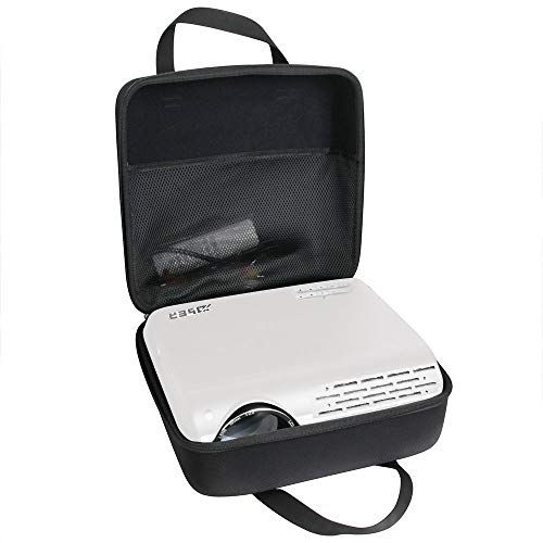  Hermitshell Hard Travel Case for YABER Y30 / WiMiUS 6500 / Crenova 6800Native 1080P Projector 7000 Lux Upgrade Full HD Video Projector