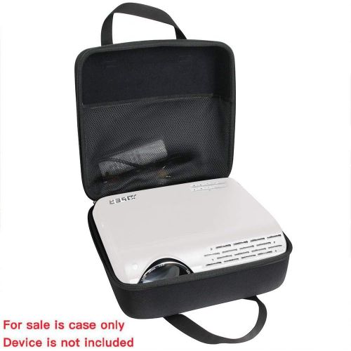  Hermitshell Hard Travel Case for YABER Y30 / WiMiUS 6500 / Crenova 6800Native 1080P Projector 7000 Lux Upgrade Full HD Video Projector