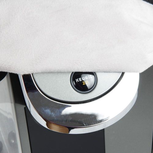  [아마존베스트]Dust Proof Cover with Soft Velvet Lining for Keurig K500 Coffee Maker Single Serve 2.0 Brewing System by Hermitshell (Black)
