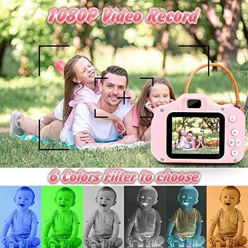  [아마존베스트]HEROPI Kids Digital Camera 1080P HD Video Digital Camera with 2 Inch LCD Screen 32G Memory Card H-017