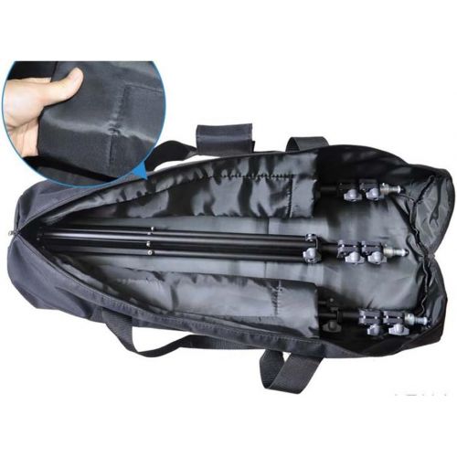  HERSENT 39x7x7/100x18x18cm Padded Carrying Bag Heavy Duty Photographic Tripod Carrying Case with Strap for Light Stands, Boom Stand and Tripod HBP03-US (39)