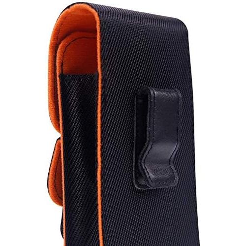  HERSENT Large Smartphone Pouch, Cell Phone Holder, Tactical Phone Holster, Multi-Purpose Tool Holder, Tactical Carrying Case Belt Loop Pouch Men’s Waist Pocket for Hiking, Camping, Barbequ