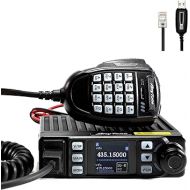 AnyTone Mobile Amateur Transceiver AT-779UV 20-Watt Dual Band VHF/UHF 144-148MHz/420-450MHz Mobile Radio Long Range Mini Scanning Receiver w/Free Cable