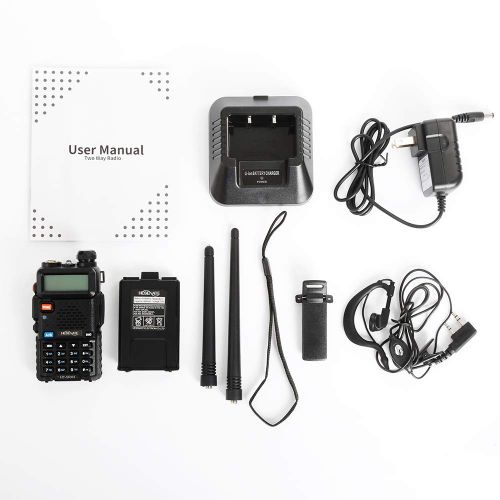 HESENATE HT-5RX3 Tri-Band Handheld Transceiver 136-174MHz 220-260MHz400-520MHz Two Way Radio Walkie Talkie (HAM)