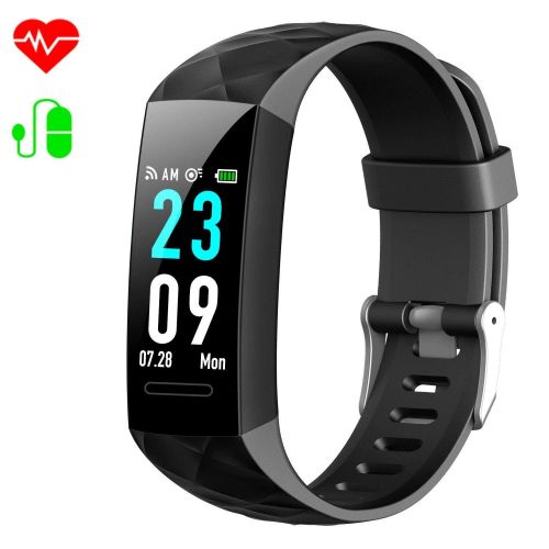  HETP Fitness Armband mit Blutdruck, Fitness Tracker Uhr Pulsmesser Wasserdicht IP67 Blutdruckmesser Schrittzahler Uhr Stoppuhr Sport GPS Aktivitatstracker Schlafmonitor fuer Kinder