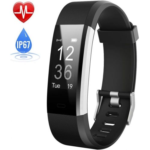  HETP Fitness Armband mit Pulsmesser, Fitness Trackers Uhr Wasserdicht IP67 Schrittzahler Pulsuhr Sport Aktivitatstracker mit 14 Trainingsmodi Schlafmonitor Kalorienzahler fuer Kinde