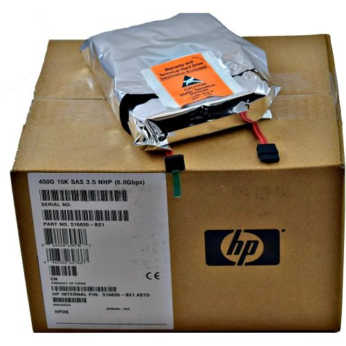  HEWLETT PACKARD 450GB SAS 15K RPM 6GB/S 3.5IN Dp Ent HDD