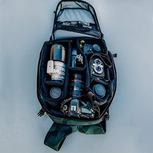  HEX Ranger Clamshell DSLR Backpack, Ranger Camo, With Full Unzip Front, Tripod Straps, and Hidden Rain Cover