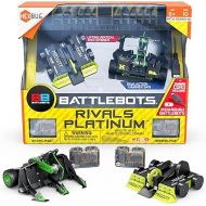 HEXBUG BattleBots Rivals Platinum (Whiplash & Sawblaze), Remote Control Robot Toys for Kids, STEM Toys for Boys and Girls Ages 8 & Up, Batteries Included