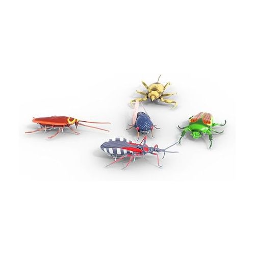  HEXBUG Nano Real Bugs 5-Pack, Fake Insect Toy Figures, Sensory Toys for Kids & Cats, STEM Toys for Boys & Girls Aged 3 & Up