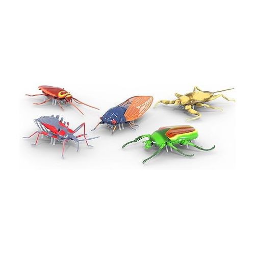  HEXBUG Nano Real Bugs 5-Pack, Fake Insect Toy Figures, Sensory Toys for Kids & Cats, STEM Toys for Boys & Girls Aged 3 & Up