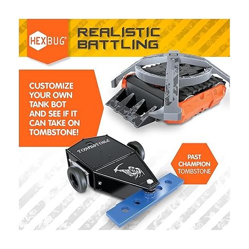  HEXBUG BattleBots Arena MAX, Remote Control Robot Toys for Kids with Over 30 Pieces, STEM Toys for Boys & Girls Ages 8 & Up, Batteries Included