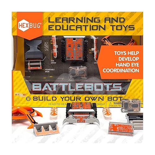  HEXBUG BattleBots Build Your Own Bot Tank Drive, Toys for Kids, Fun Battle Bot Hex Bugs