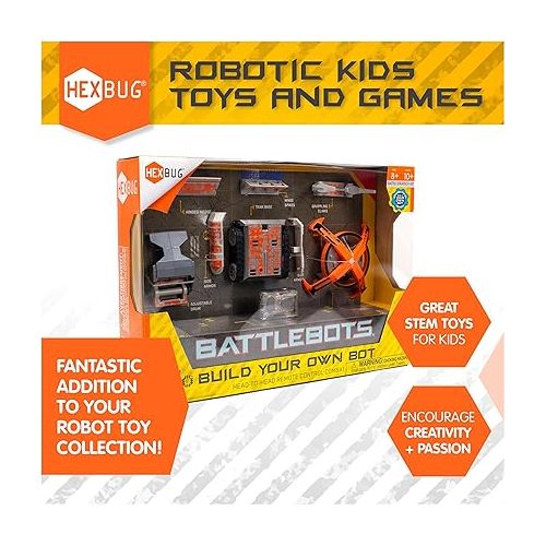  HEXBUG BattleBots Build Your Own Bot Tank Drive, Toys for Kids, Fun Battle Bot Hex Bugs