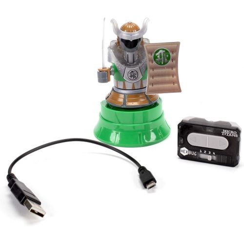  HEXBUG Micro Titans Samurai Single, Toys for Kids, Remote Controlled Robot Battle (Green)