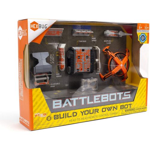  [아마존베스트]HEXBUG BattleBots Build Your Own Bot Tank Drive, Toys for Kids, Fun Battle Bot Hex Bugs