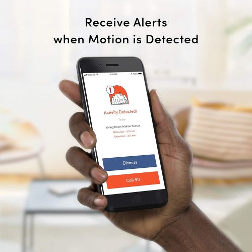  HEYKANGAROO Kangaroo Home Security Motion Sensor: Instantly Alert Your Phone When Motion is Detected  Insurance Discounts  WiFi Security System for Home, Office or Any Sensitive Location  M