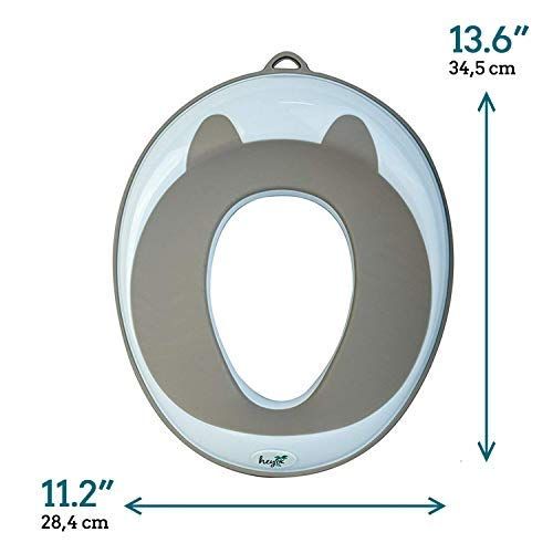  [아마존베스트]HEYOK Baby Potty Training Seat (Mom’s Choice Award Winner) for Kids, Toddlers & Infants - Portable Ring Chair for Round/Oval Toilets - Safe, Durable, Non-Slip with Urine Guard | Bonus 2 Hooks