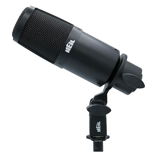  Heil PR 30 Dynamic XLR-Microphone for Video Podcast, Live Sound, Instrumentals, Recording, and Broadcast, Wide Frequency Response, Smooth Sound, Superior Rear Noise Rejection - Black