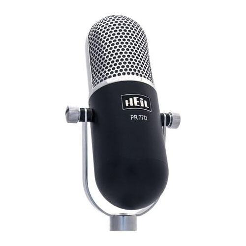  HEiL sound PR-77D Vintage Microphone (Broadcast Bundle, Black)