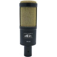 Heil PR 40 Dynamic Microphone for Streaming, Podcast, Recording, and Broadcast, XLR Microphone for Live Music, Wide Frequency Response, Smooth Sound, Superior Rear Noise Rejection - Black & Gold