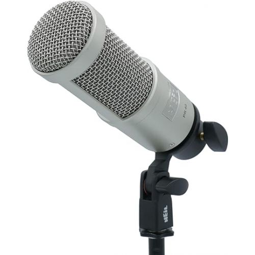  Heil PR 40 Dynamic Microphone for Streaming, Podcast, Recording, and Broadcast, XLR Microphone for Live Music, Wide Frequency Response, Smooth Sound, Superior Rear Noise Rejection - Champagne