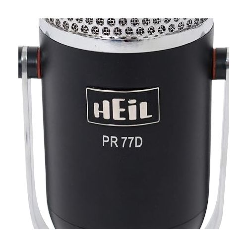  HEiL sound PR77DBK Award Winning Dynamic Microphone - Podcast Microphone, Streaming Microphone, and Recording Microphone