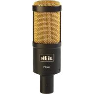 [아마존베스트]Heil Sound PR40 Large Diameter Dynamic Cardioid Studio Microphone, Black Body, Gold Grill