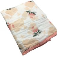 HGHG Bamboo Cotton Muslin Stroller Blanket - 4/6 Layers Muslin Cotton Blanket