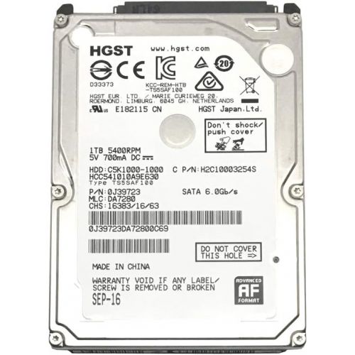  HGST 1TB 5400RPM 8MB SATA 6Gb/s (9.5mm) 2.5in PS3/PS4 Internal Gaming Hard Drive - 3 Year Warranty