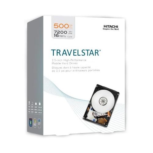  HGST, a Western Digital Company HGST Travelstar 2.5 Inch 500GB 7200 RPM SATA II 16 MB Cache Internal Hard Drive (0S02858)