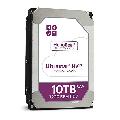  HGST, a Western Digital Company HGST Ultrastar 5-Pack He10 HUH721010AL5200 0F27352 10 TB SAS 3.5 OEM Internal Hard Drive