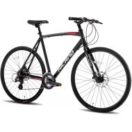 HH HILAND Hiland Road Bike Hybrid Bike Aluminum Frame 700C 24 speeds with Disc Brake