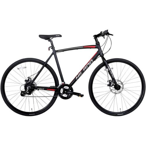  HH HILAND Hiland Road Bike Hybrid Bike Aluminum Frame 700C 24 speeds with Disc Brake