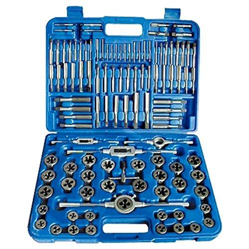  HHIP 1011-0111 110 Piece #4-34 and M6-18 Carbon Steel Tap and Die Set